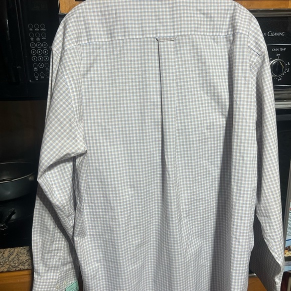 Joseph & Feiss Non Iron Plaid & Checks Long Sleeve Dress Shirt Size 17 34/35 - Picture 6 of 6